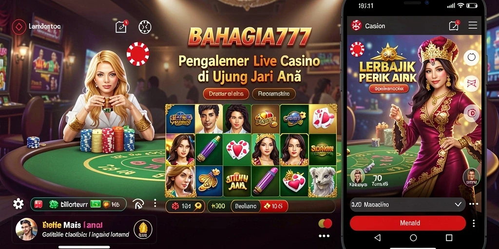 Gameplay Live Casino yang mendebarkan dan interaktif.