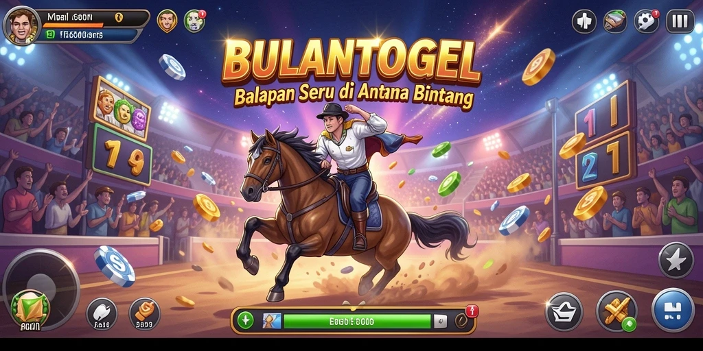 Gameplay Racing penuh aksi di BULANTOGEL.