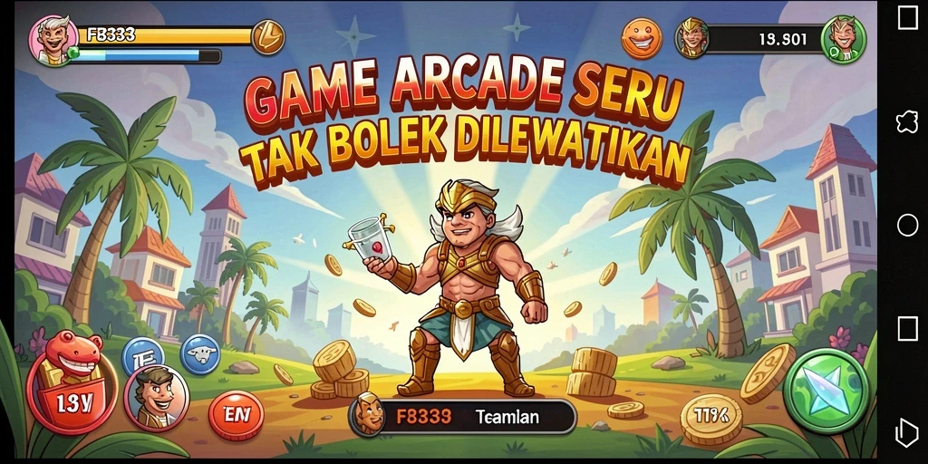 Screenshot FB333 menampilkan gameplay arcade yang seru dan menyenangkan.