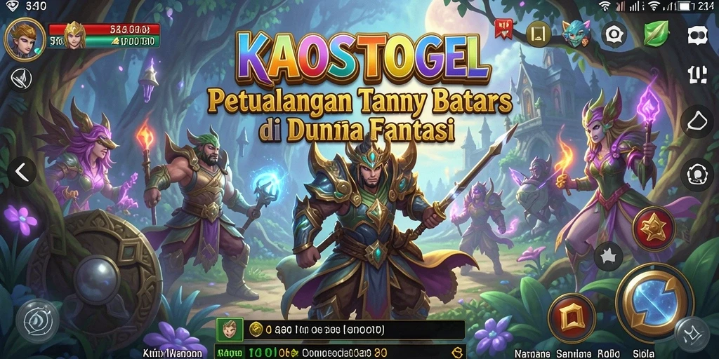 Gameplay KAOSTOGEL menampilkan petualangan seru di dunia fantasi.