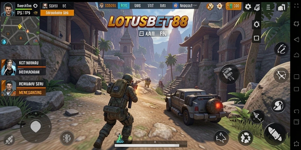 Tampilan gameplay LOTUSBET88 yang seru dan mendebarkan.