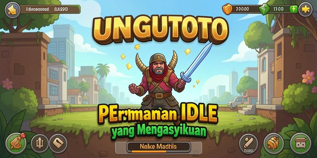 Tampilan gameplay UNGUTOTO yang menarik dan mengasyikkan.