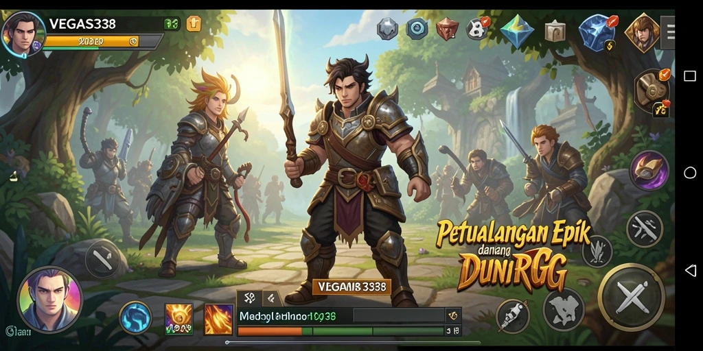 Tangkapan layar menunjukkan aksi gameplay RPG yang mendebarkan.