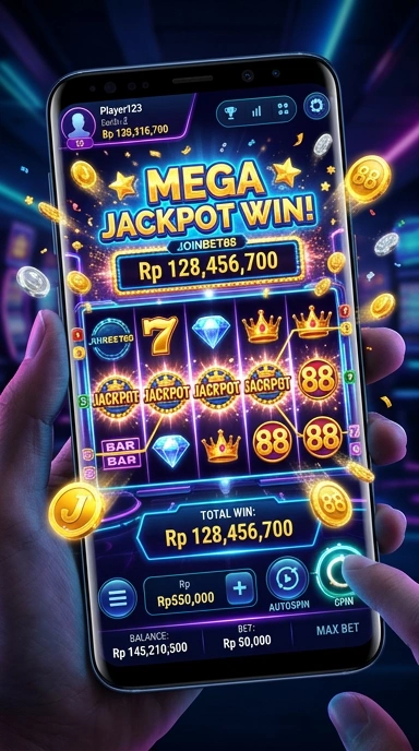 Tampilan antarmuka aplikasi joinbet88 yang mudah digunakan.